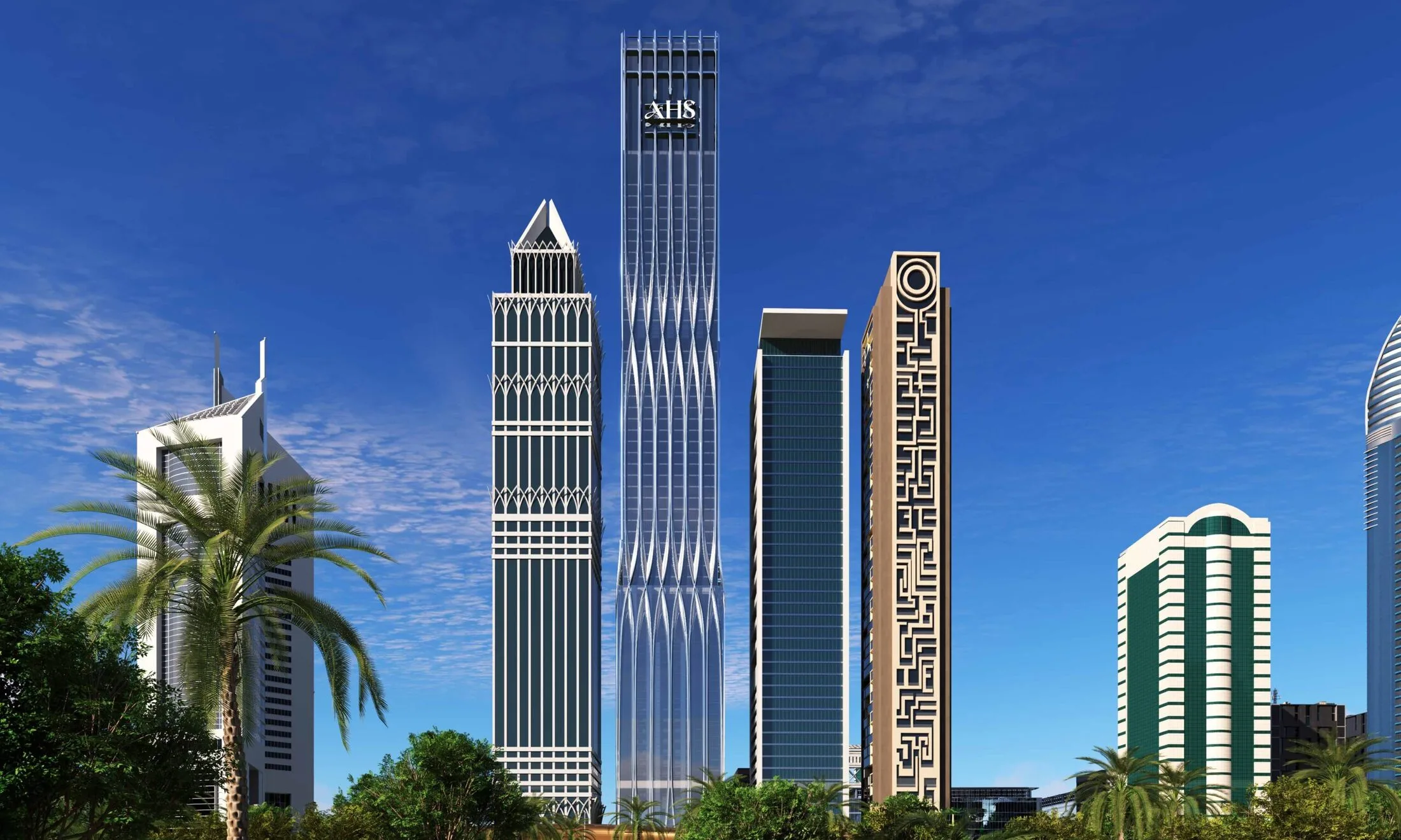 AHS Tower – Sheikh Zayed Road 上的甲级写字楼地标
