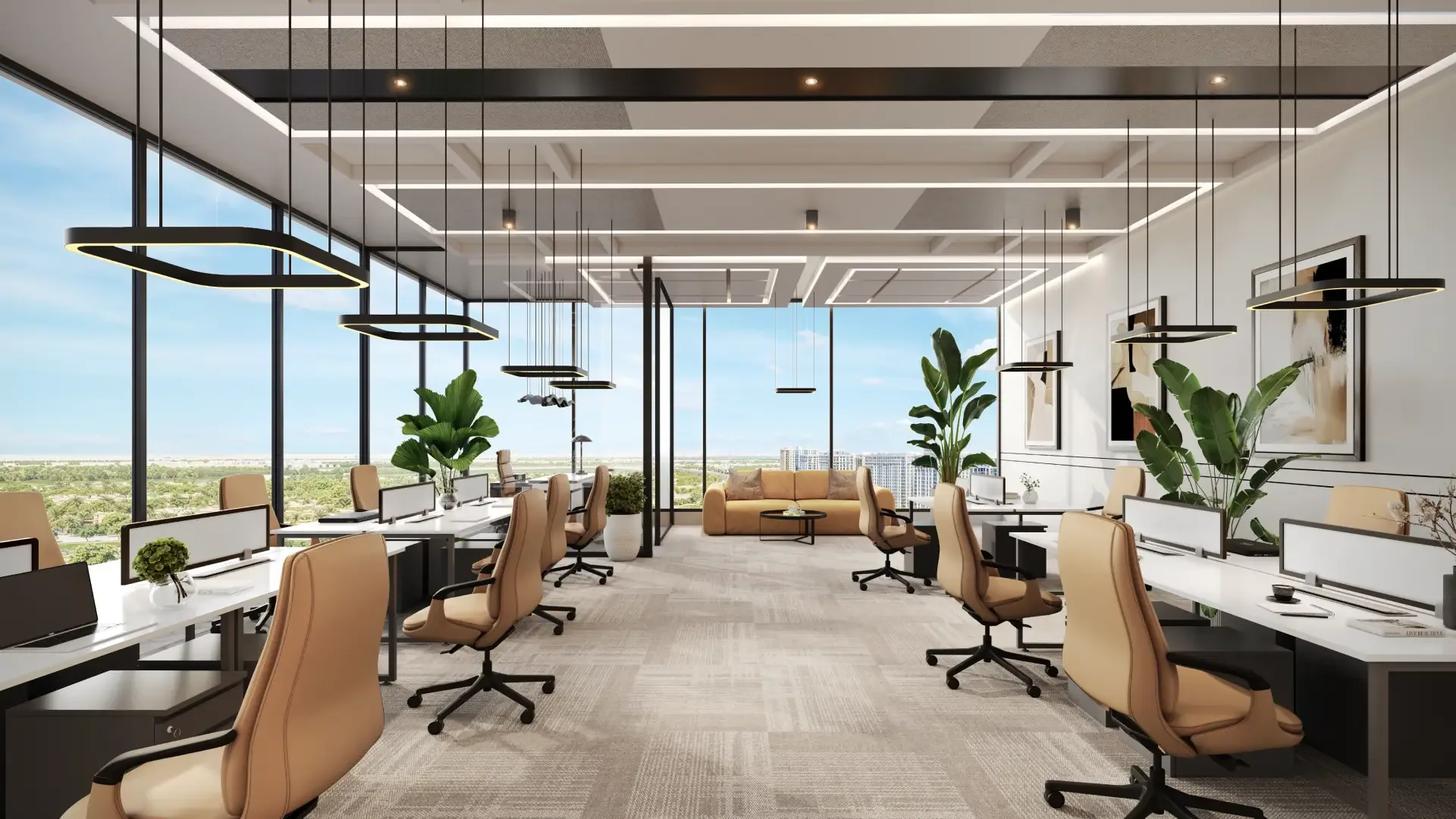 Co-working lounge