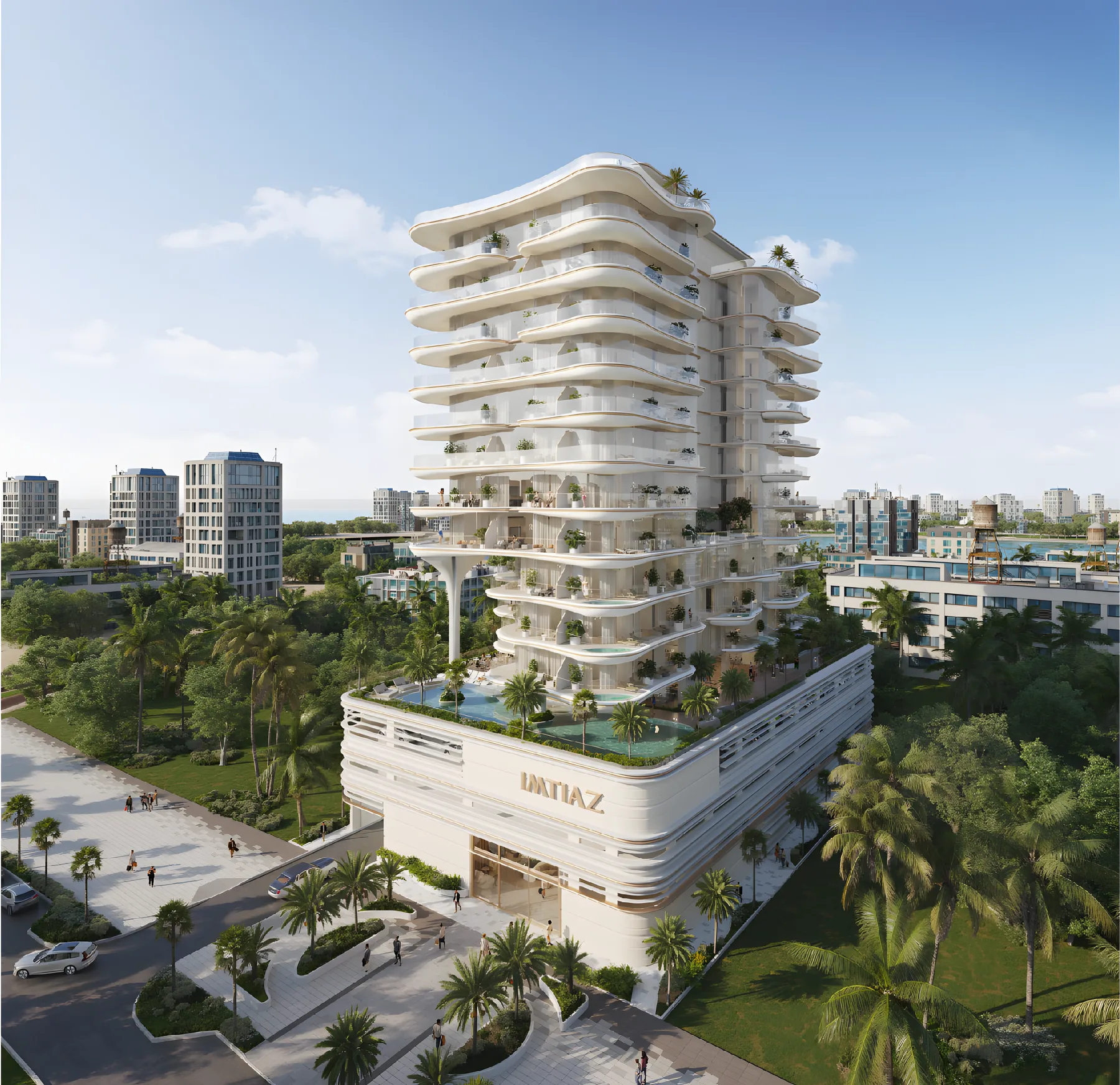 The residential building — Beach Walk Grand 2