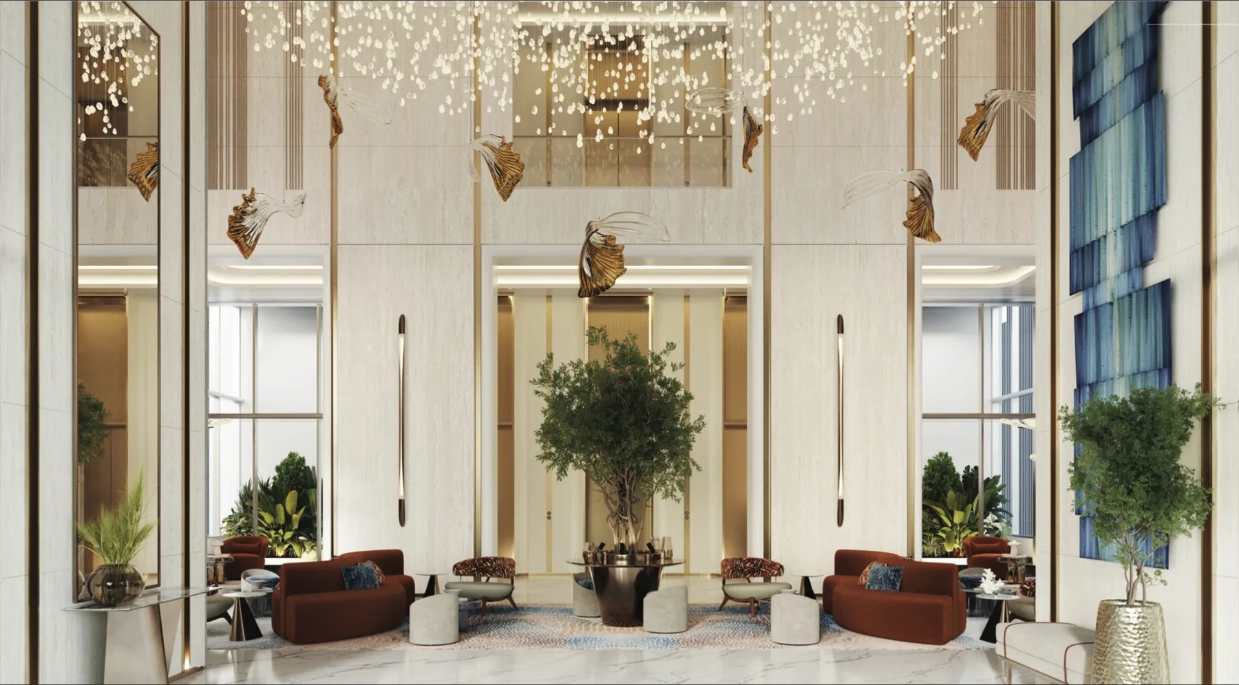Building lobby