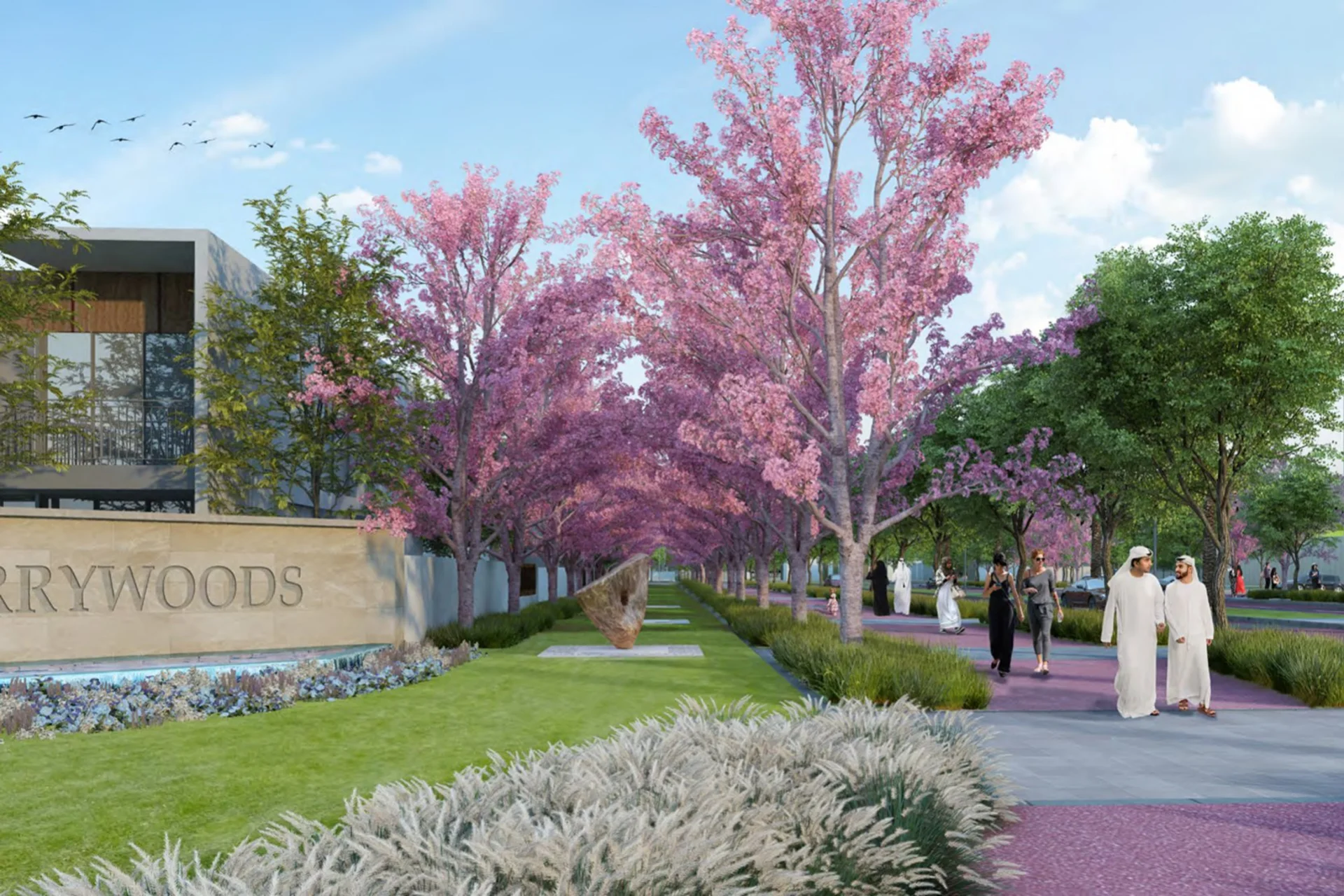 Pääsisäänkäynti — Cherrywoods — Dubailand