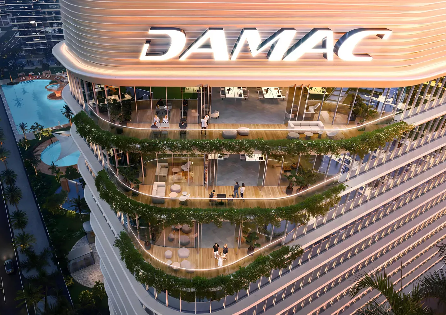Tårnets krone — DAMAC District Offices