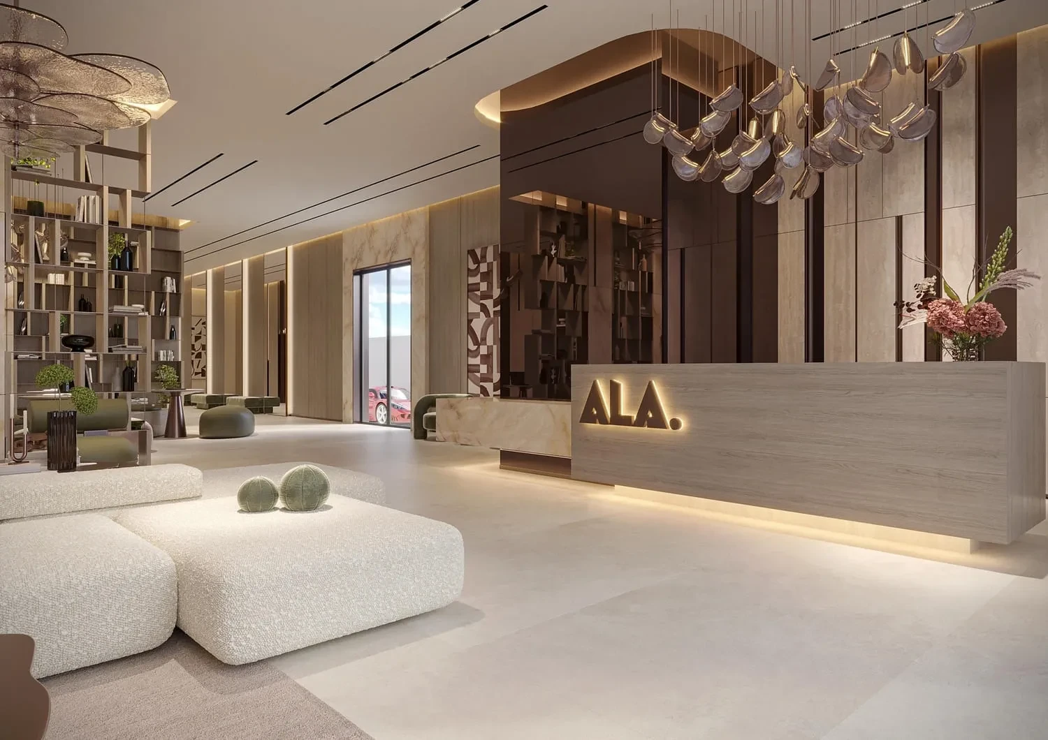 Reception desk