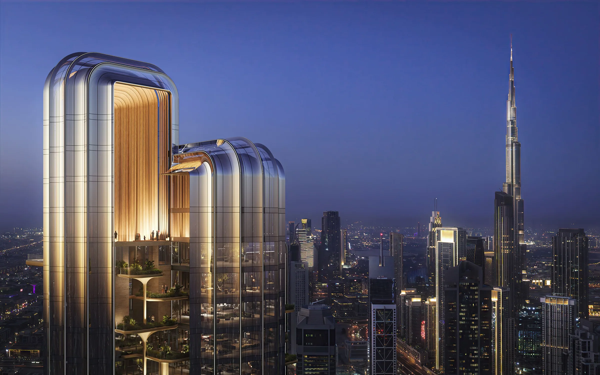 LUMENA ALTA office tower at the gateway of Business Bay on Sheikh Zayed Road