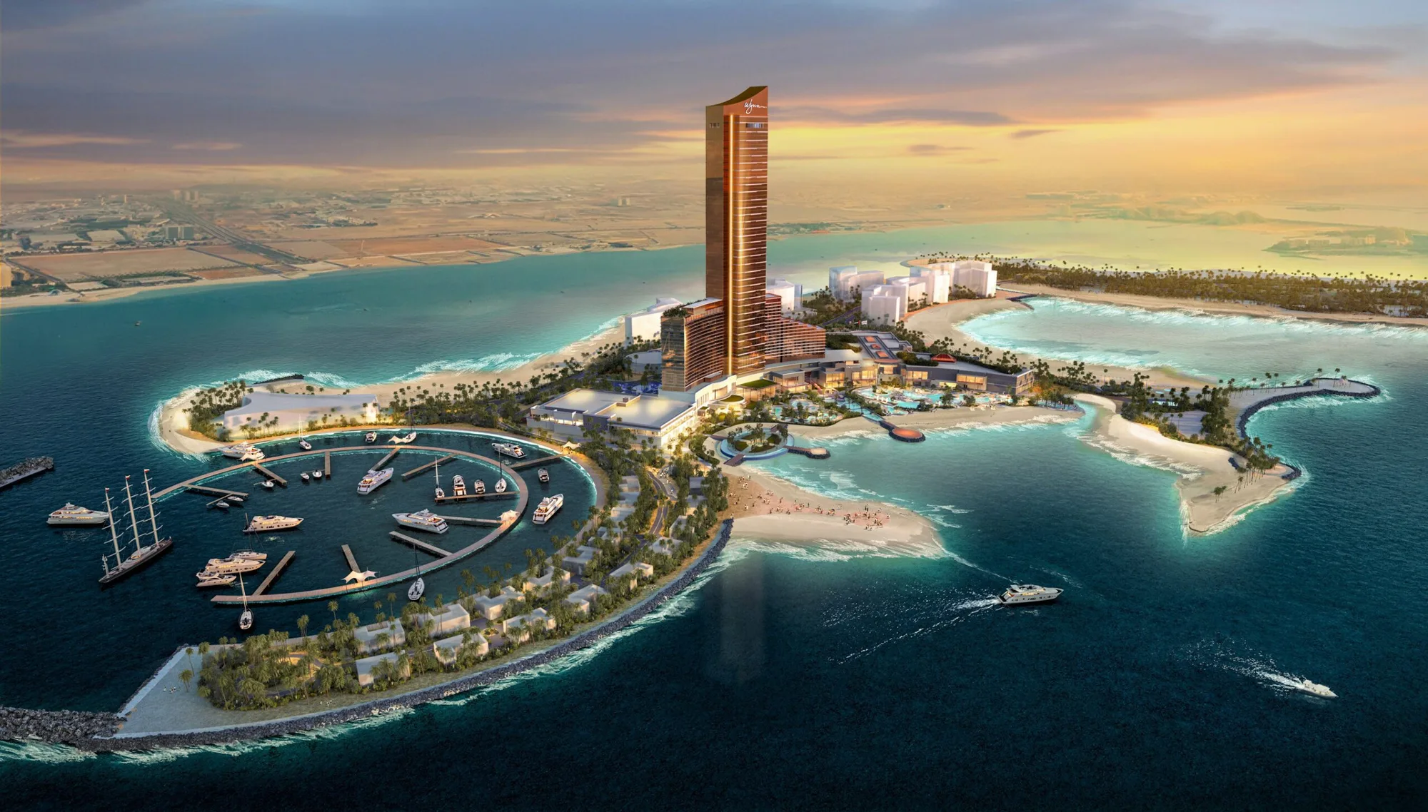 Aerial view of the development — Miraggio