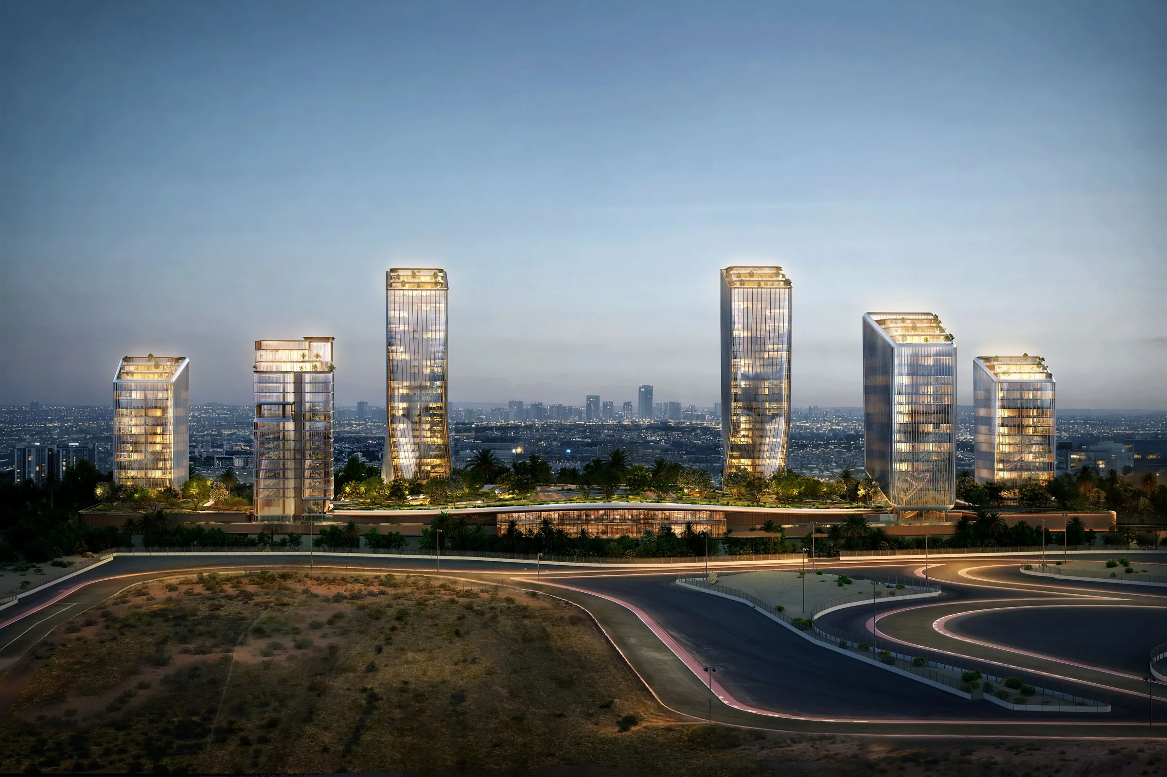 O1NE District — DAWN — AVENEW Development · Motor City, Dubai