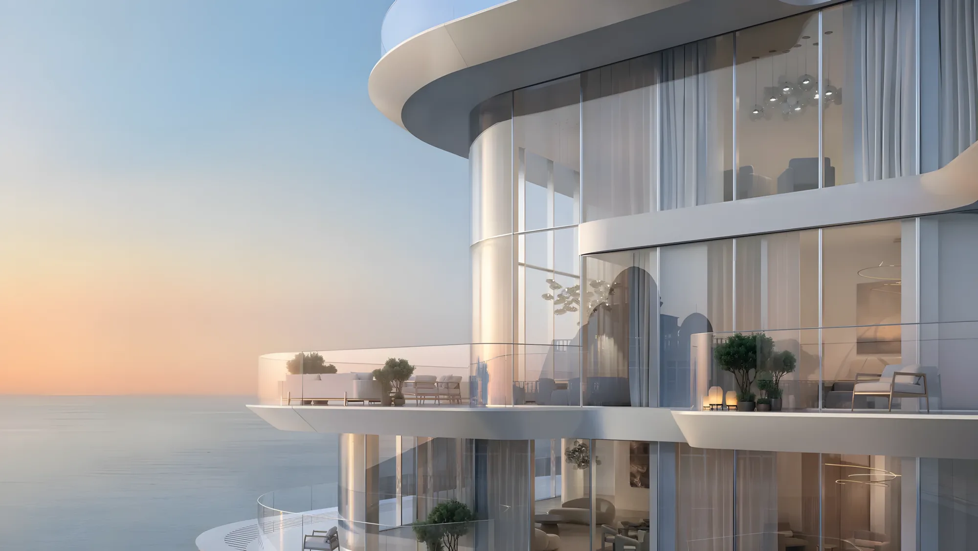 Penthouse living room