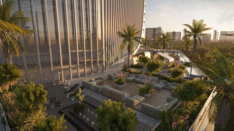 Rooftop deck