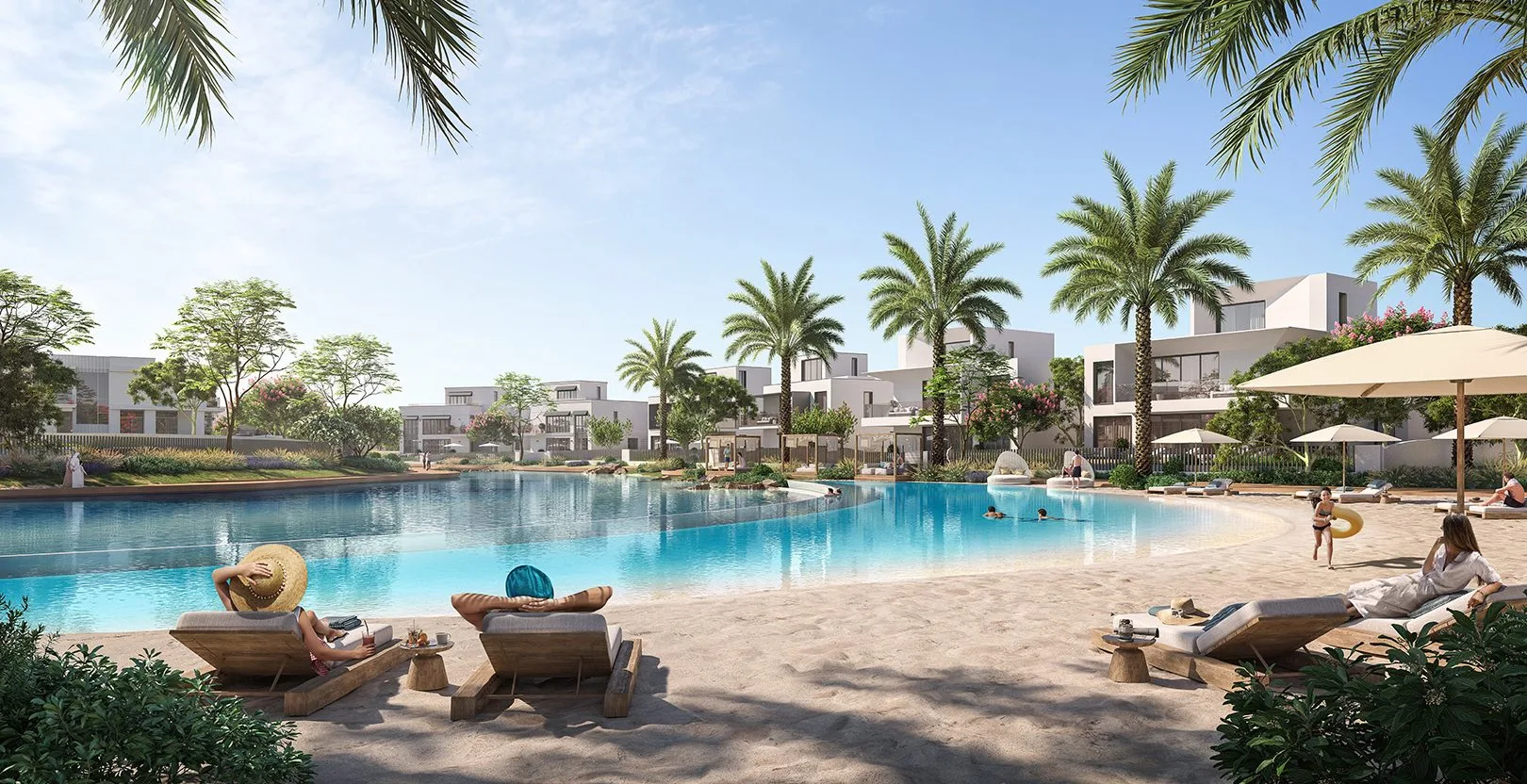 The Oasis by Emaar — lagoons and villa clusters across the Me'Aisem master plan