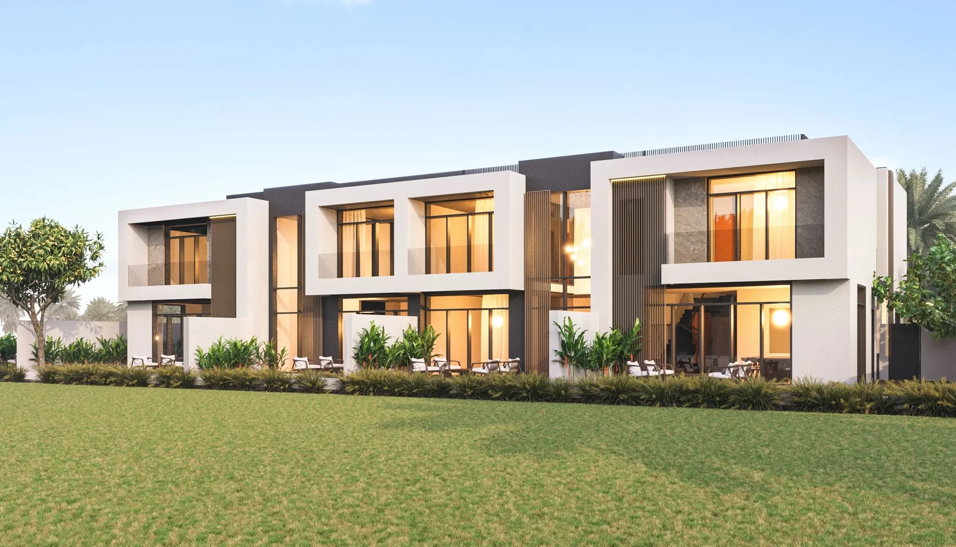 Townhouses in the community